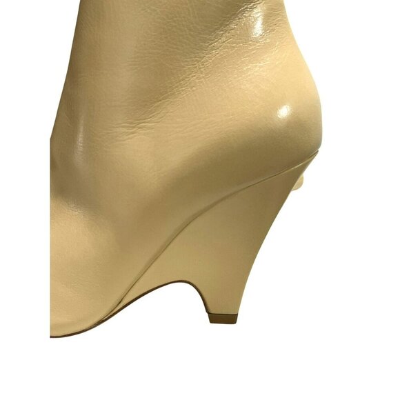 Bottega Veneta $1450  Leather Pointed Toe Wedge Heel Ankle Boots Size 9.5 NEW - Picture 5 of 11